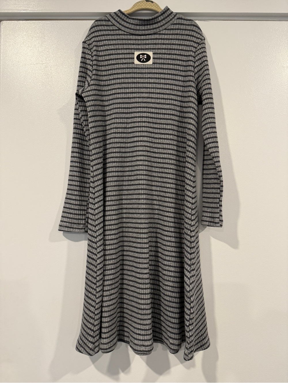 Girls striped midi dress
